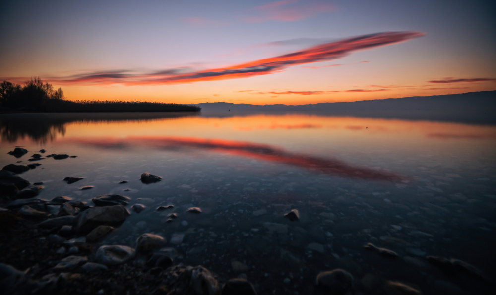 Sunset in Ohrid... von Merthan Kortan