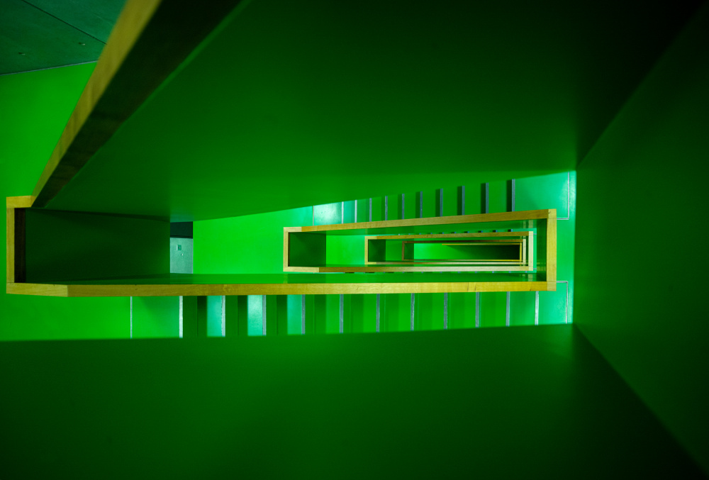 the green staircase von Michael Allmaier