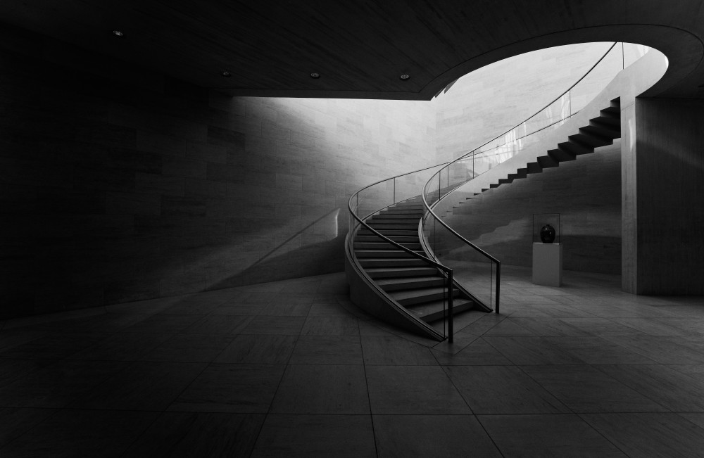 Stairs towards the light von Michael Echteld