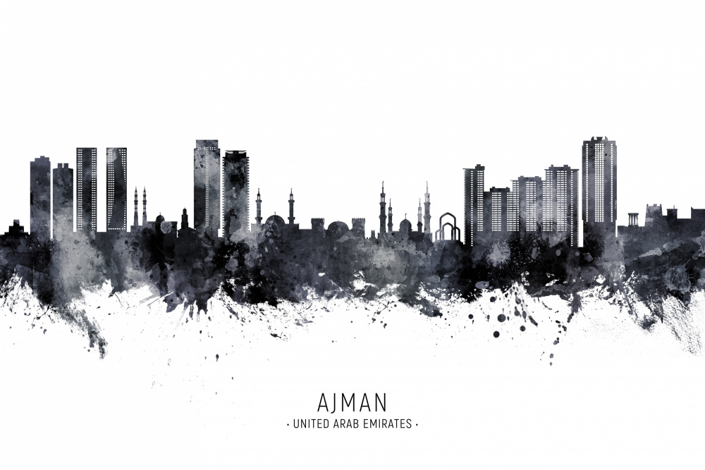 Ajman Skyline von Michael Tompsett