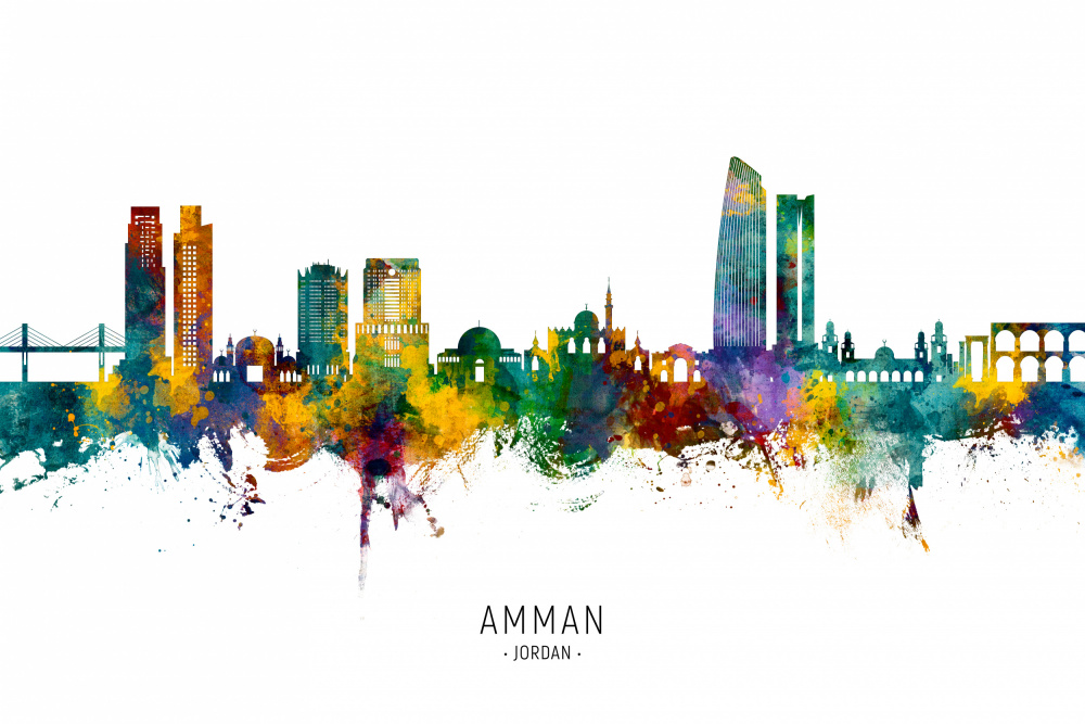 Amman Skyline von Michael Tompsett