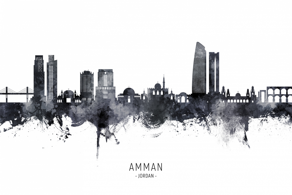 Amman Skyline von Michael Tompsett