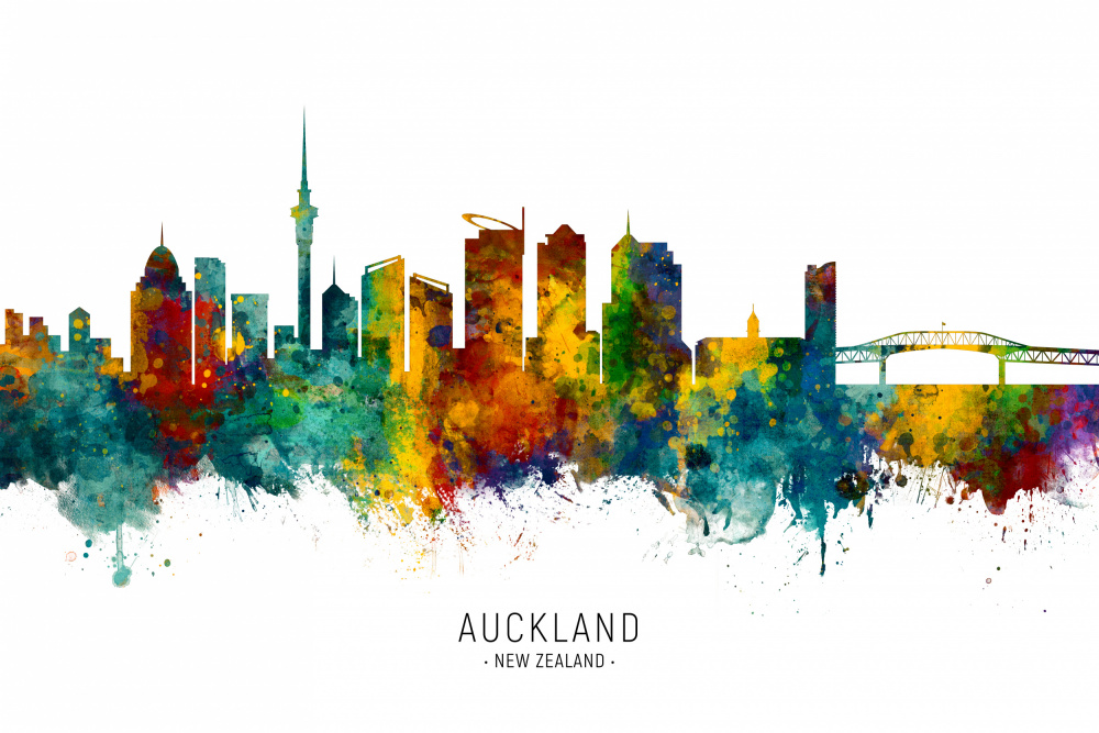 Auckland Skyline von Michael Tompsett