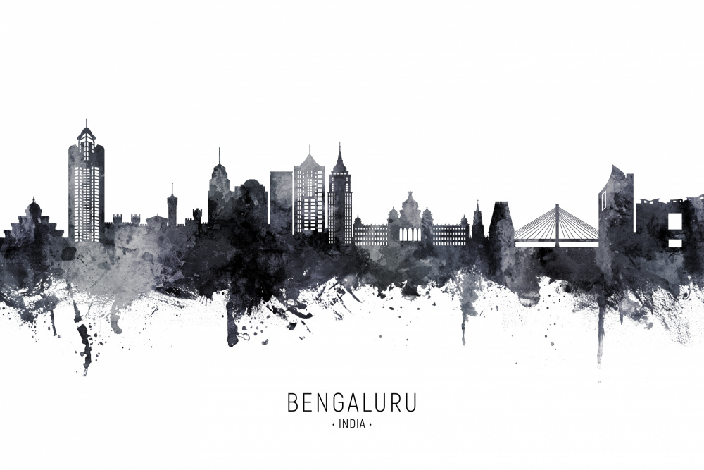 Bengaluru Skyline India Bangalore von Michael Tompsett