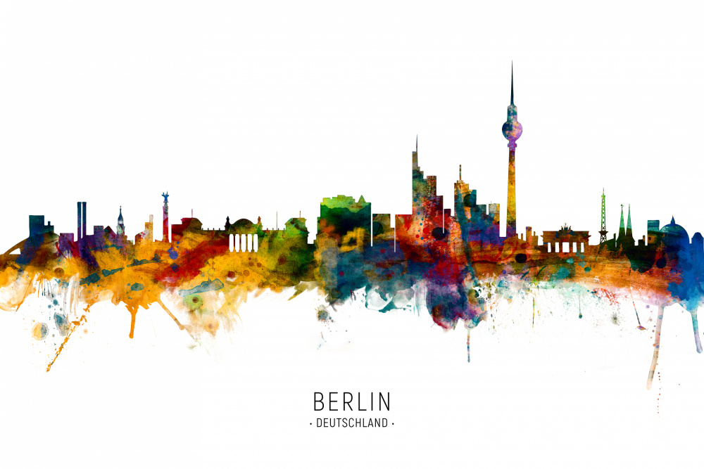 Berlin Germany Skyline von Michael Tompsett