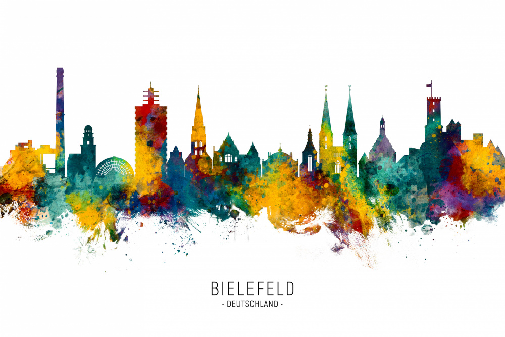 Bielefeld Germany Skyline von Michael Tompsett