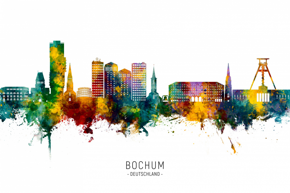 Bochum Germany Skyline von Michael Tompsett