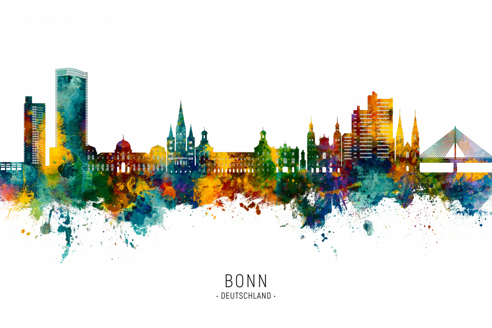 Bonn Germany Skyline von Michael Tompsett