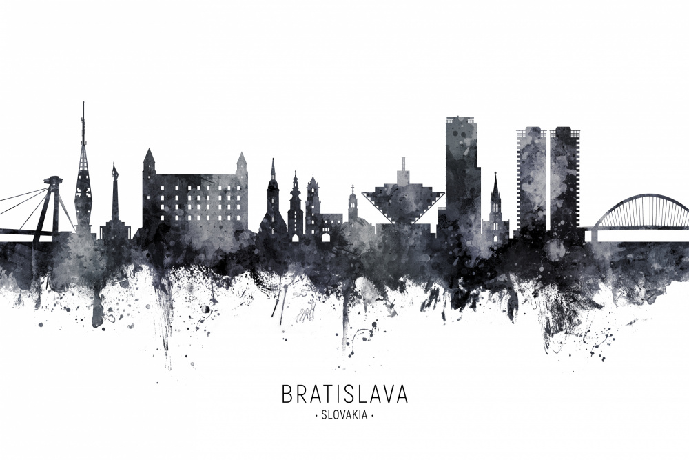 Bratislava Slovakia Skyline von Michael Tompsett