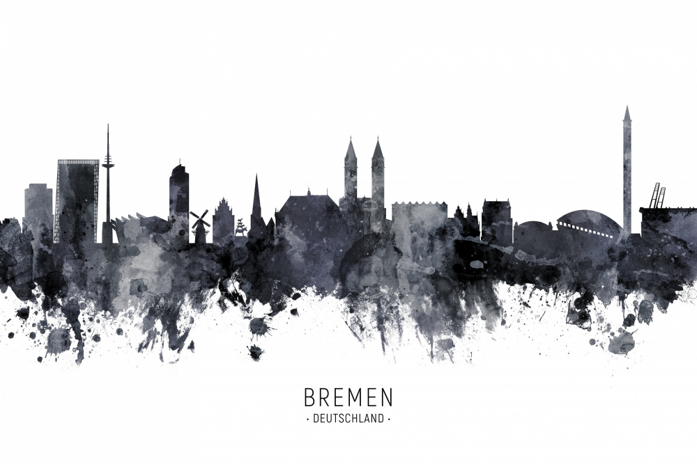 Bremen Germany Skyline von Michael Tompsett