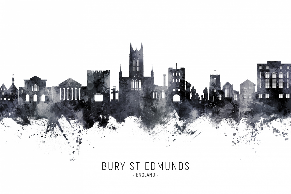 Bury St Edmunds England Skyline von Michael Tompsett