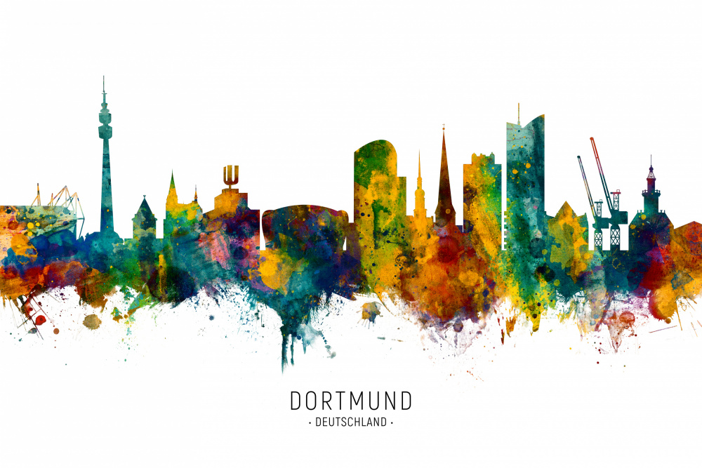 Dortmund Germany Skyline von Michael Tompsett