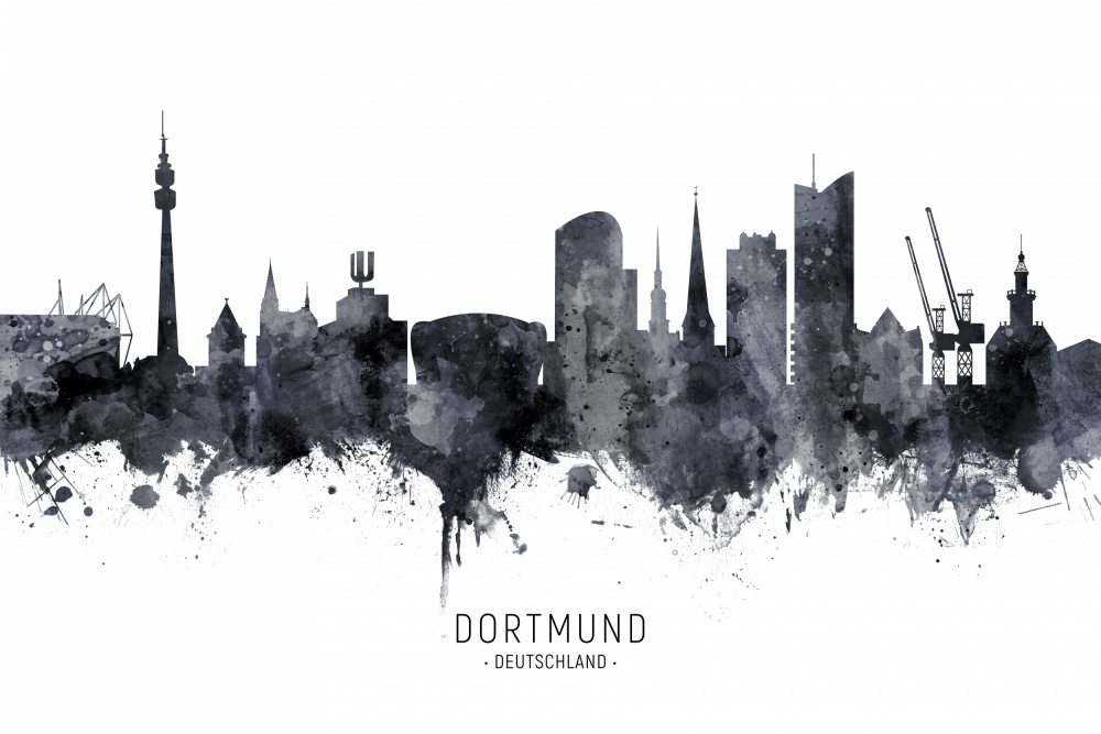 Dortmund Germany Skyline von Michael Tompsett