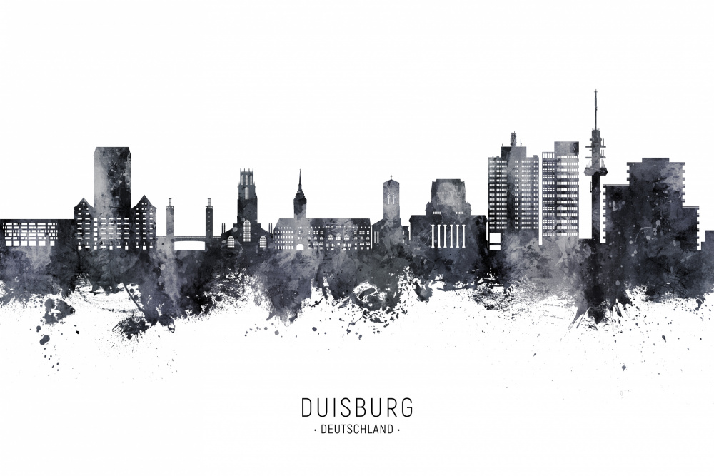 Duisburg Germany Skyline von Michael Tompsett