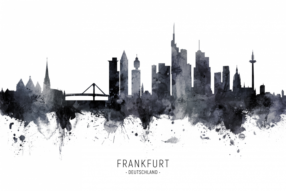 Frankfurt Germany Skyline von Michael Tompsett