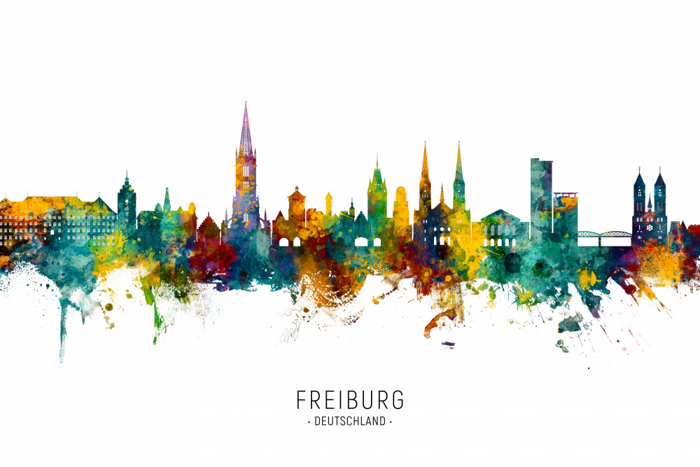 Freiburg Germany Skyline von Michael Tompsett