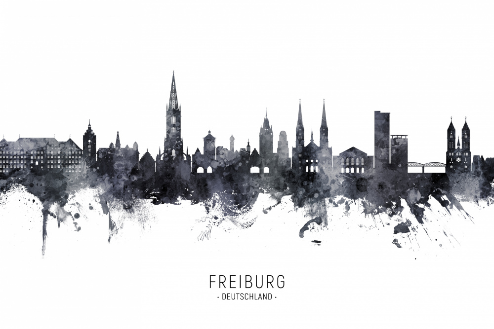 Freiburg Germany Skyline von Michael Tompsett