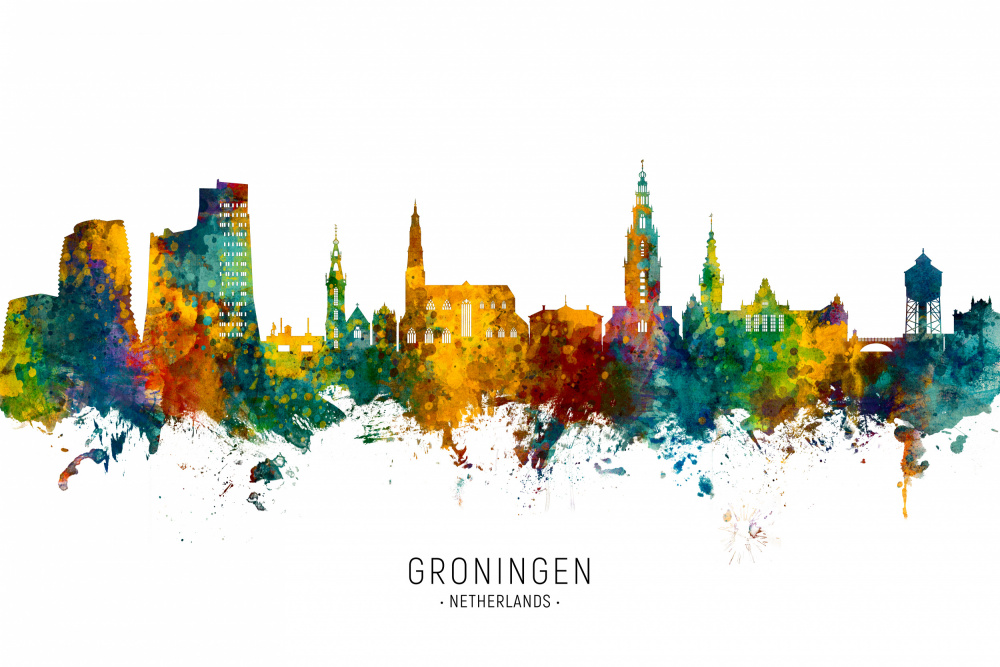 Groningen The Netherlands Skyline von Michael Tompsett