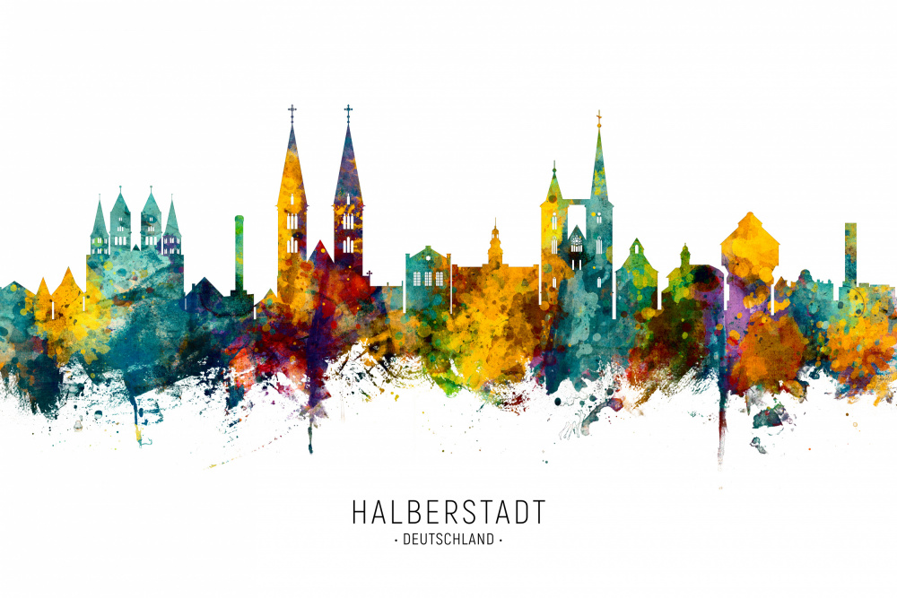 Halberstadt Germany Skyline von Michael Tompsett