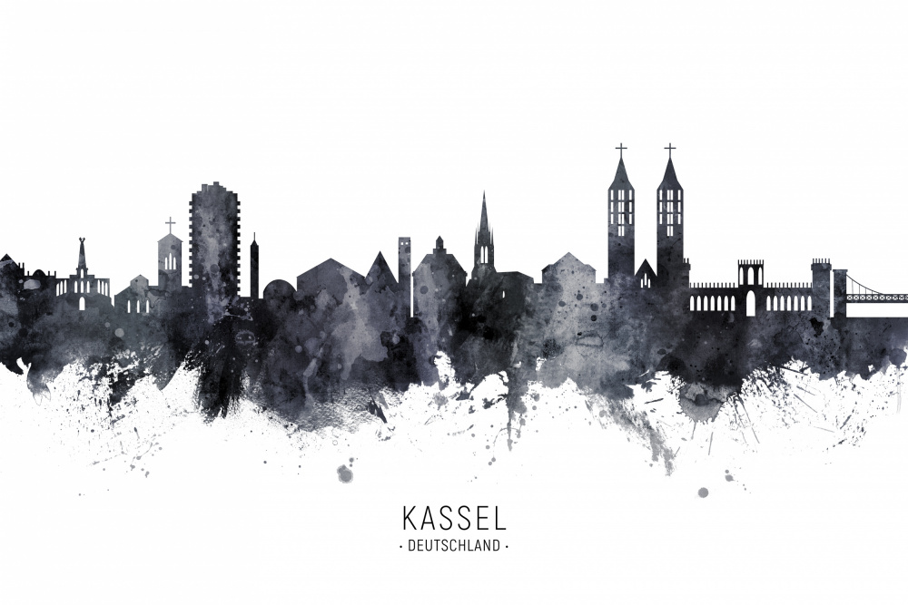 Kassel Germany Skyline von Michael Tompsett