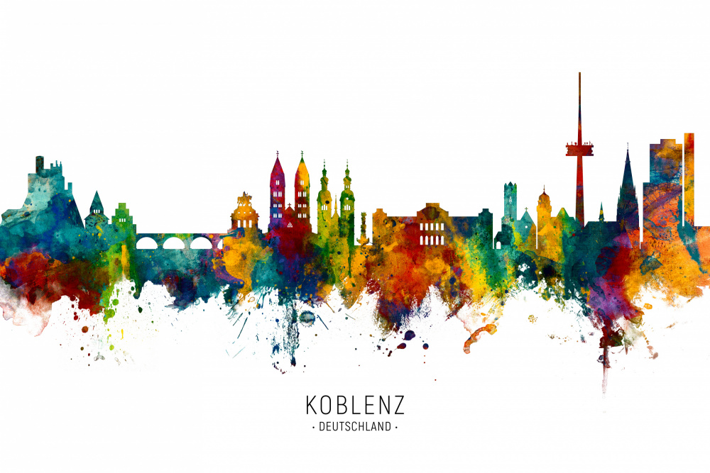 Koblenz Germany Skyline von Michael Tompsett