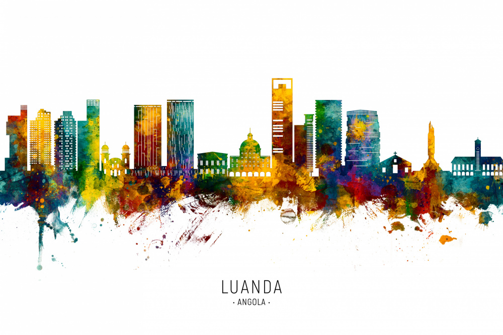 Luanda Angola Skyline von Michael Tompsett