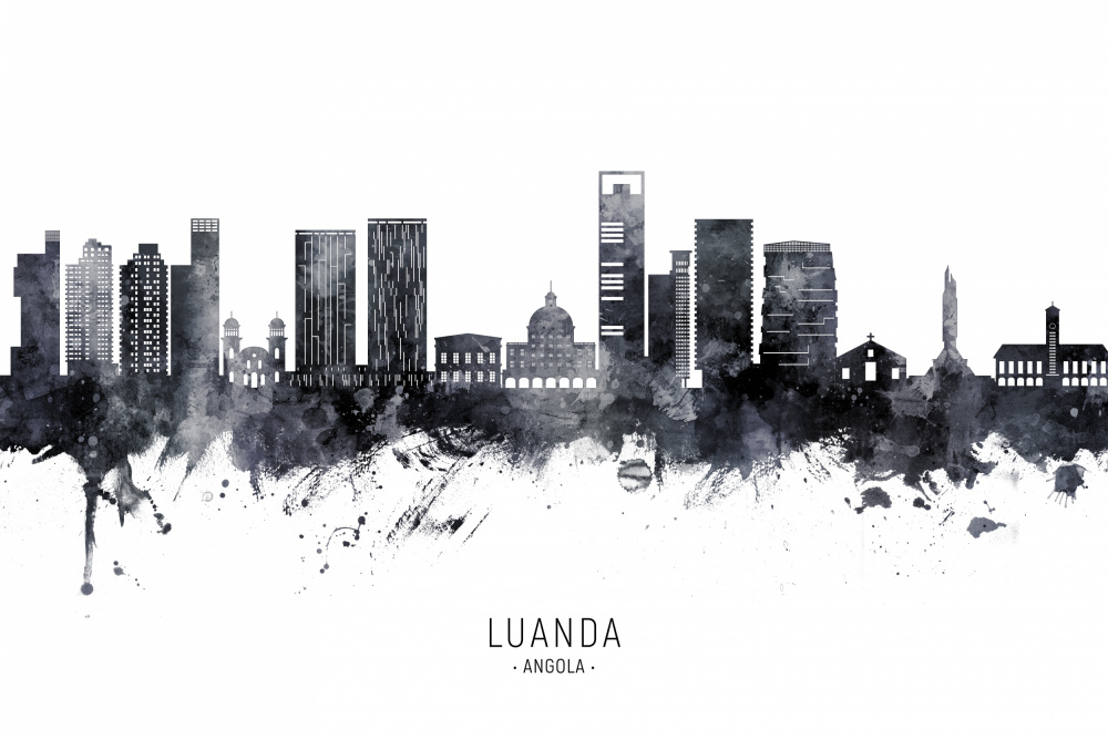 Luanda Angola Skyline von Michael Tompsett