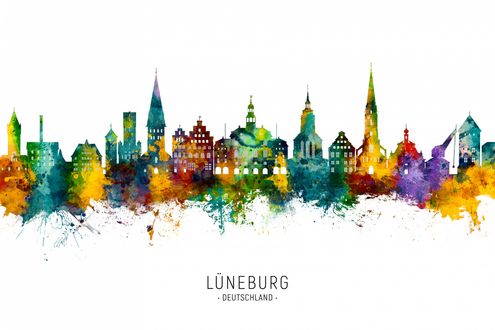 Lüneburg Germany Skyline von Michael Tompsett