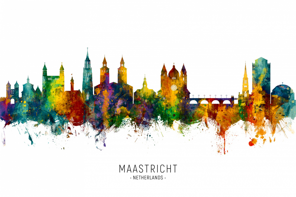 Maastricht The Netherlands Skyline von Michael Tompsett