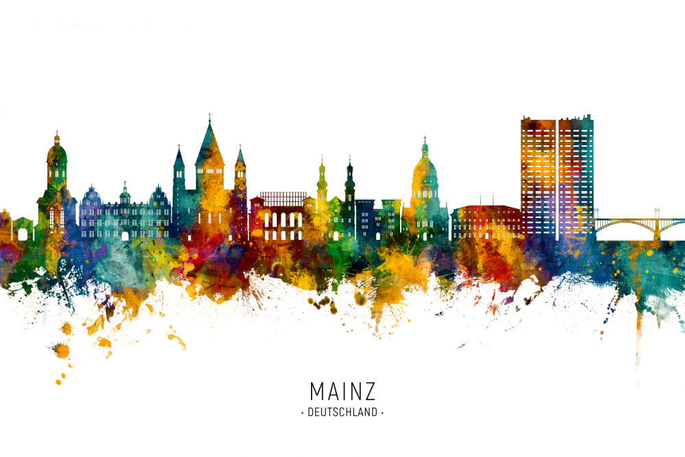 Mainz Germany Skyline von Michael Tompsett