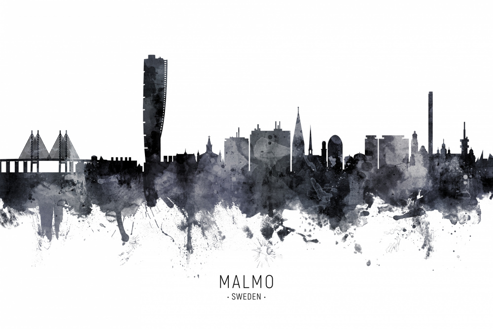 Malmo Sweden Skyline von Michael Tompsett