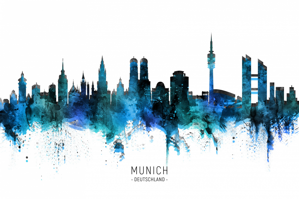 Munich Germany Skyline von Michael Tompsett