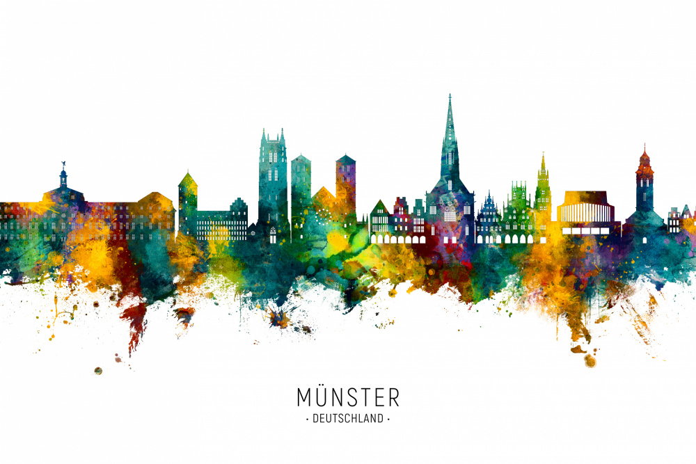 Münster Germany Skyline von Michael Tompsett