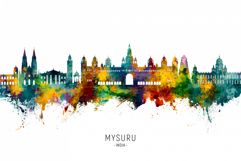 Mysuru Skyline India von Michael Tompsett