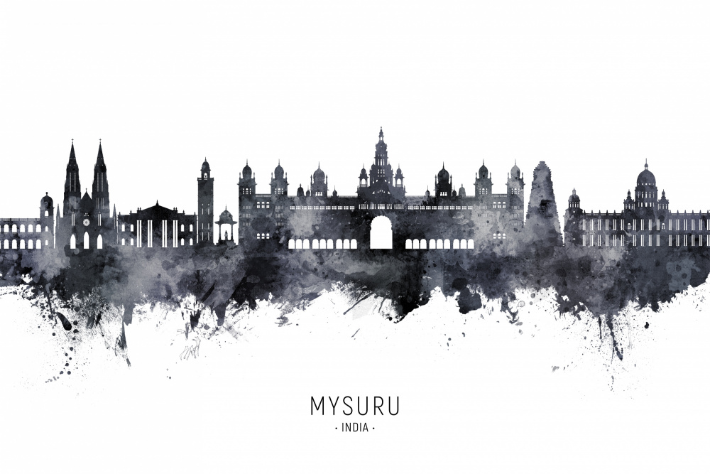 Mysuru Skyline India von Michael Tompsett