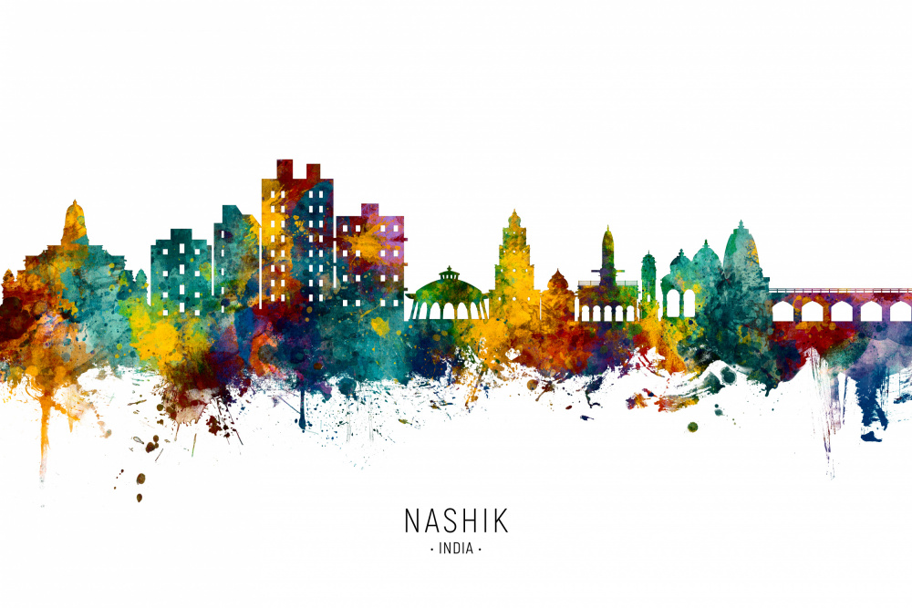 Nashik Skyline India von Michael Tompsett