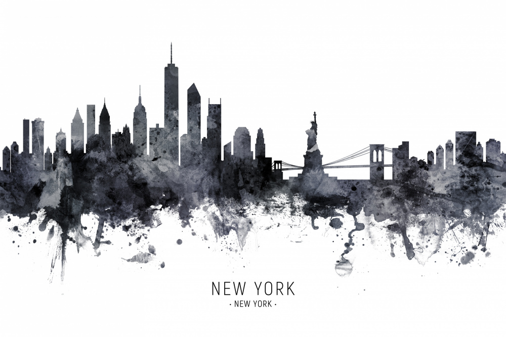 New York Skyline von Michael Tompsett