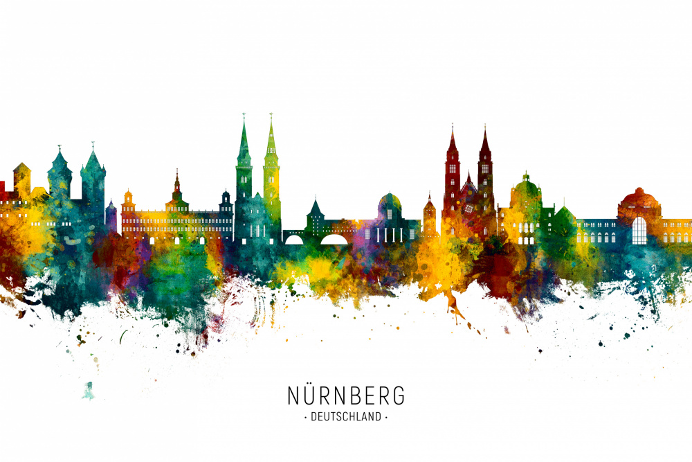 Nürnberg Germany Skyline von Michael Tompsett