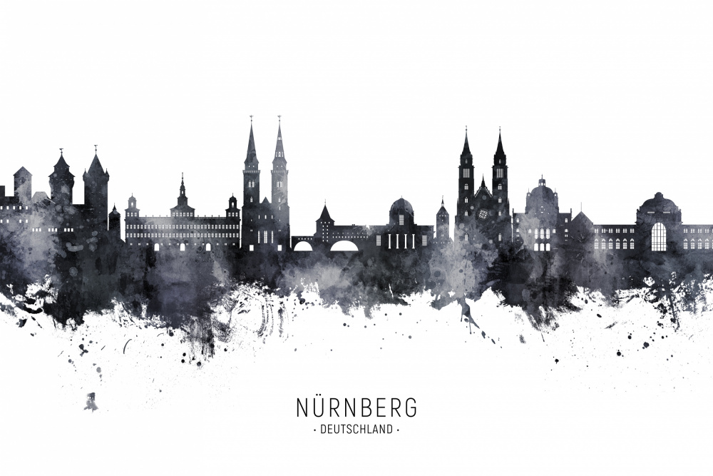 Nürnberg Germany Skyline von Michael Tompsett