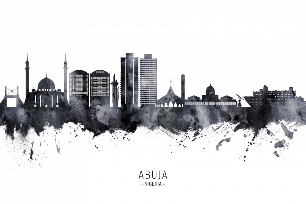 Abuja Nigeria Skyline von Michael Tompsett