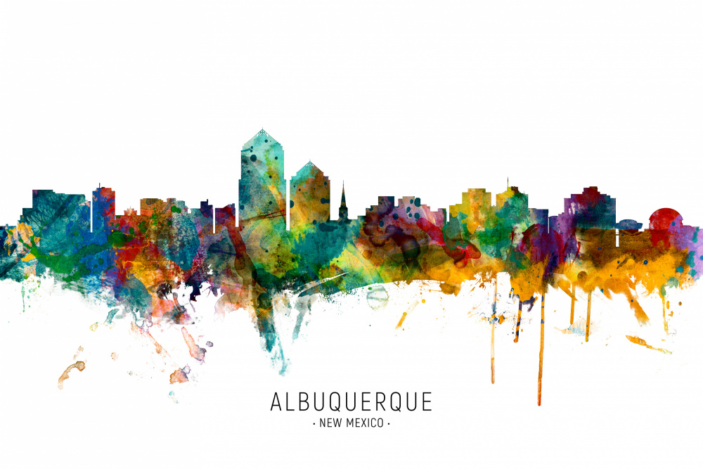 Albuquerque New Mexico Skyline von Michael Tompsett