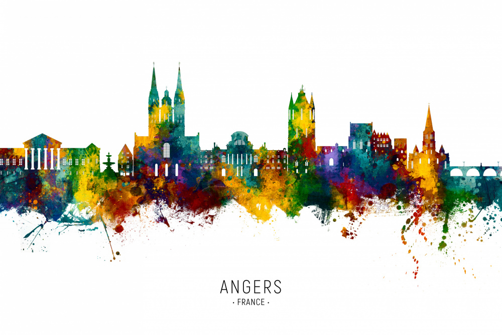 Angers France Skyline von Michael Tompsett