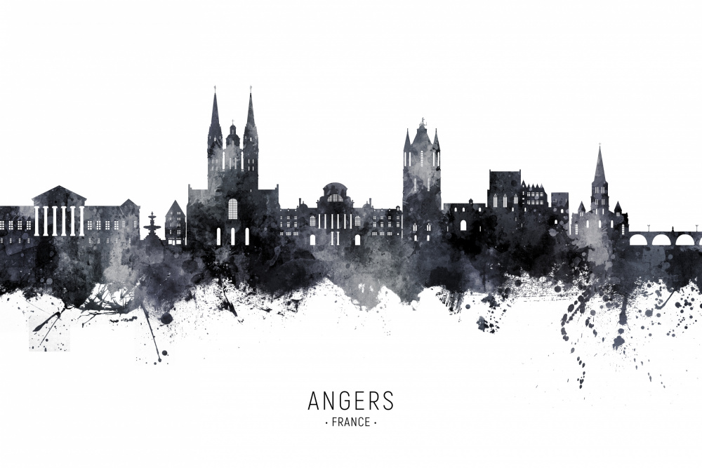 Angers France Skyline von Michael Tompsett