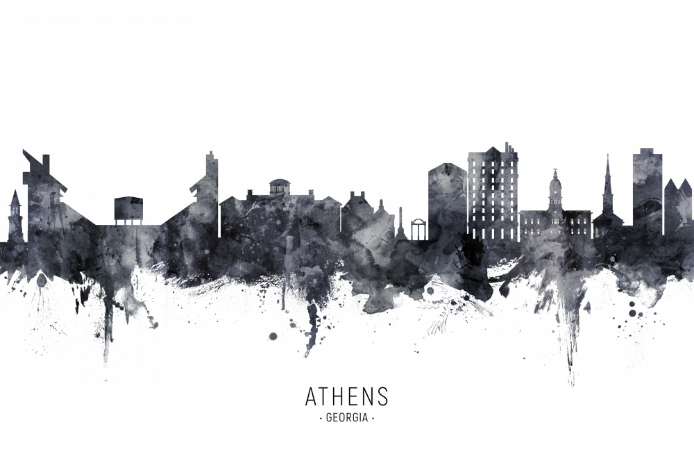 Athens Georgia Skyline von Michael Tompsett