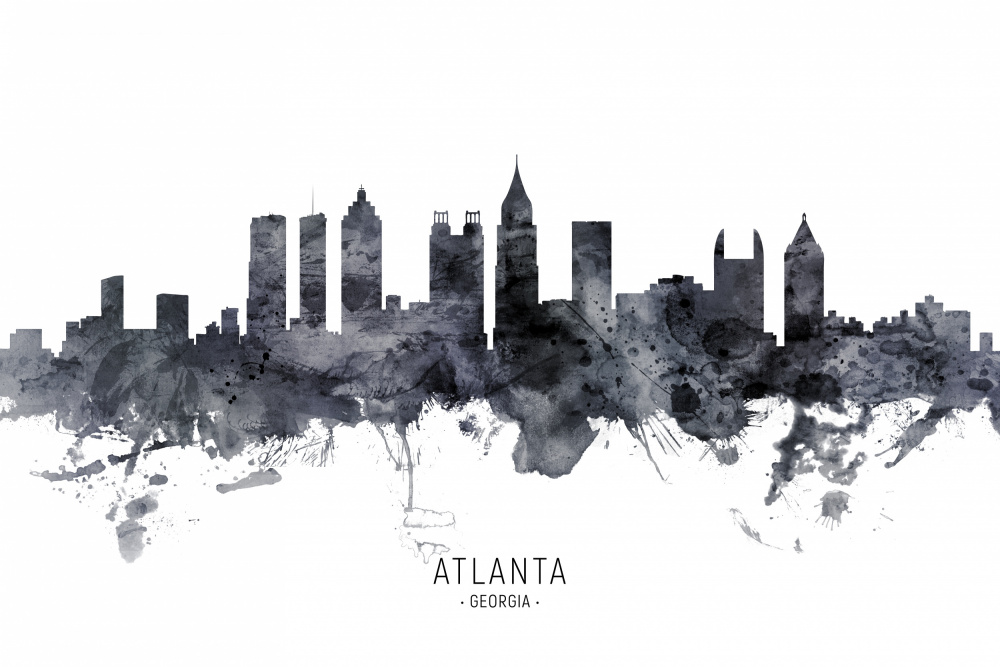 Atlanta Georgia Skyline von Michael Tompsett