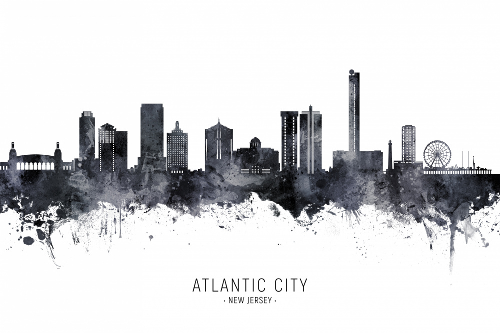 Atlantic City New Jersey Skyline von Michael Tompsett