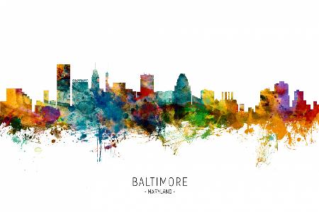 Baltimore Maryland Skyline