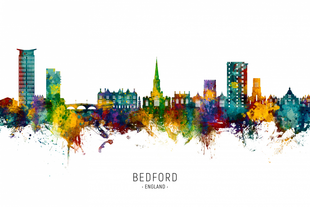 Bedford England Skyline von Michael Tompsett