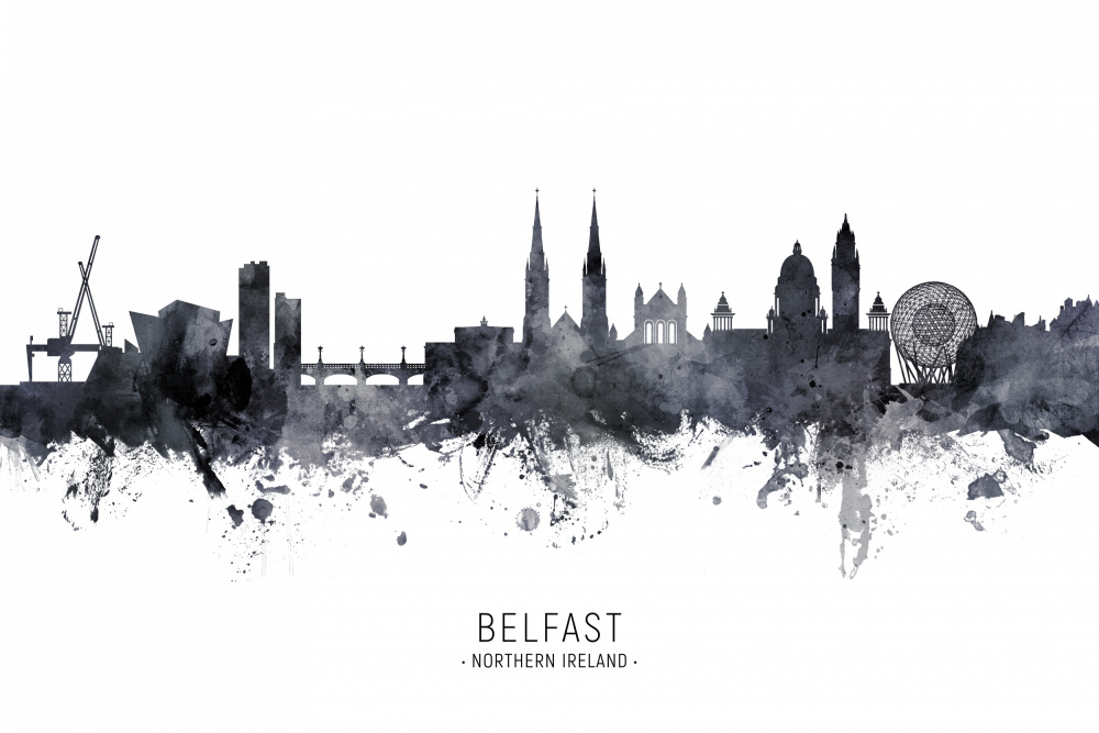 Belfast Northern Ireland Skyline von Michael Tompsett