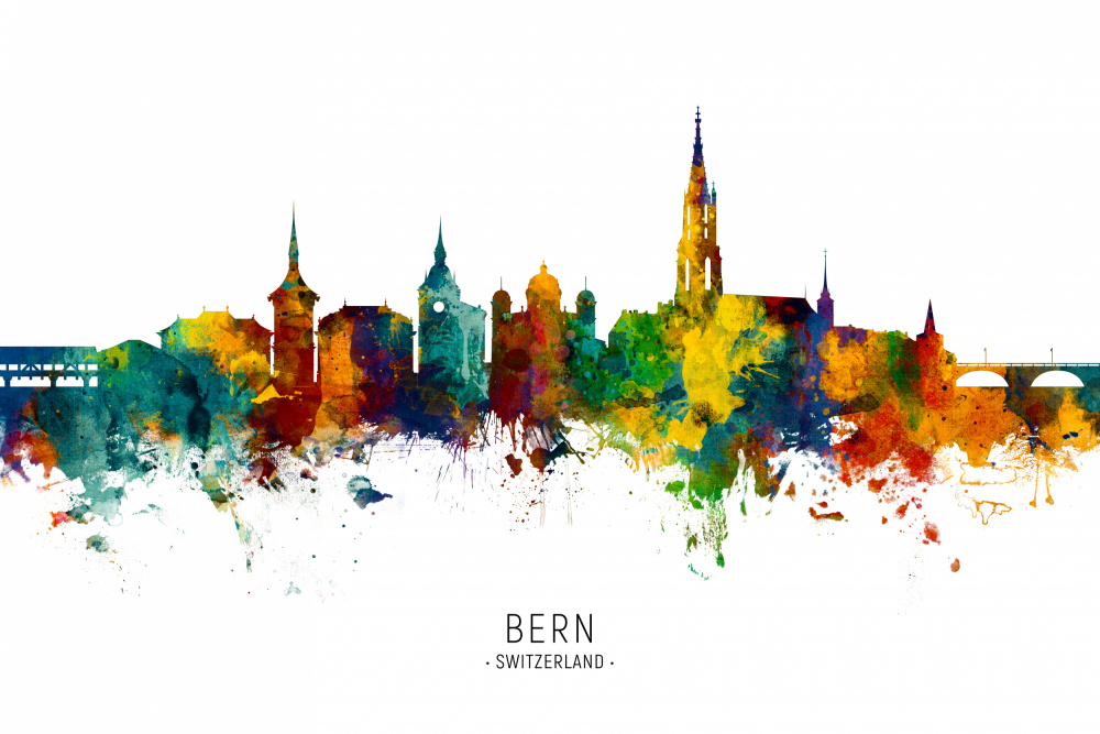 Bern Switzerland Skyline von Michael Tompsett